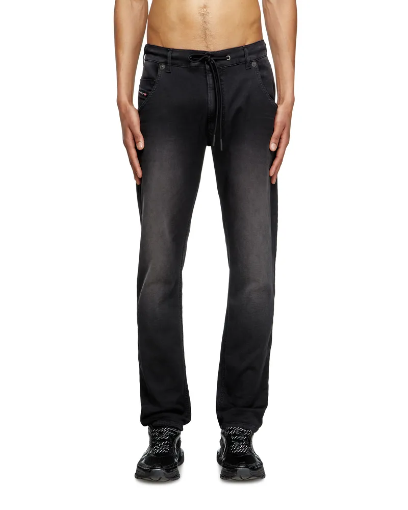 Diesel Regular Regular Waist 2032 D-Krooley Joggjeans, Farbig, Reißverschluss Schwarz
