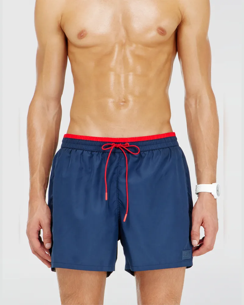 Diesel Badeshorts mit kontrastierendem Bundabschluss - Badeshorts - Herren - Blau Blau