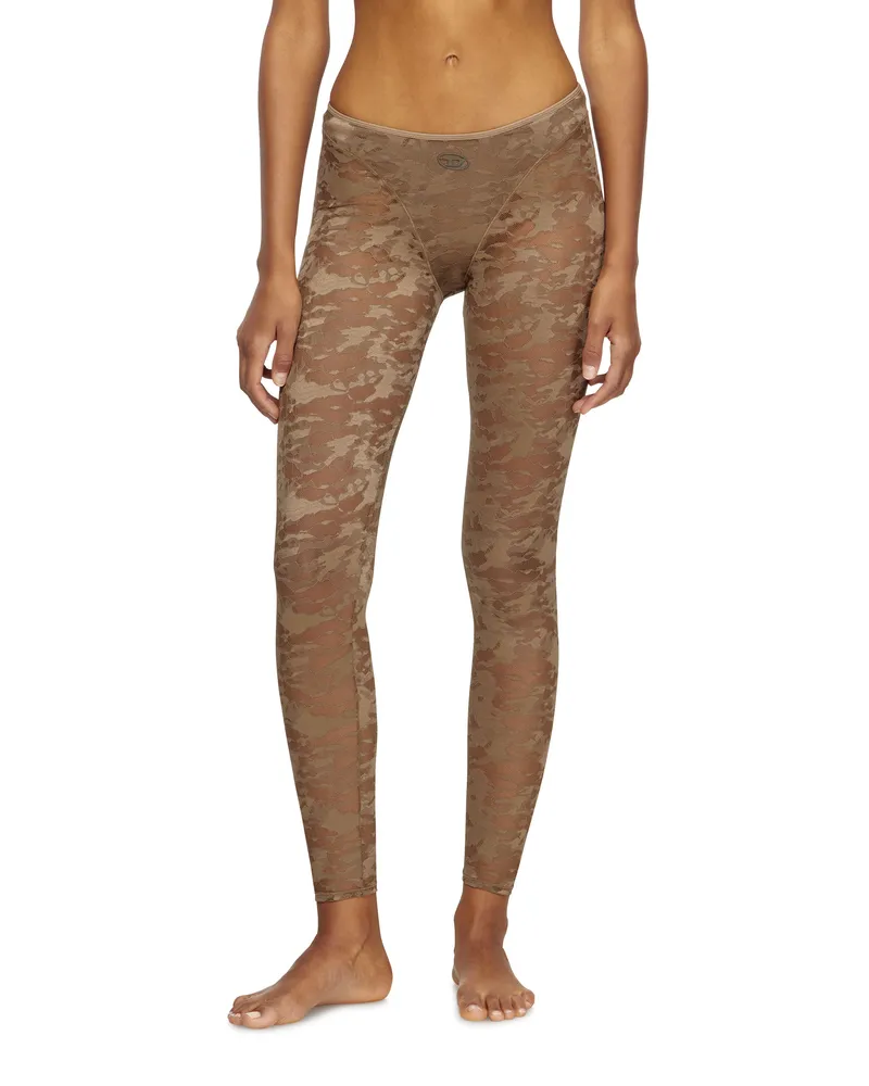 Diesel Leggings mit Camouflage-Spitze - Hosen - Damen - Braun Braun