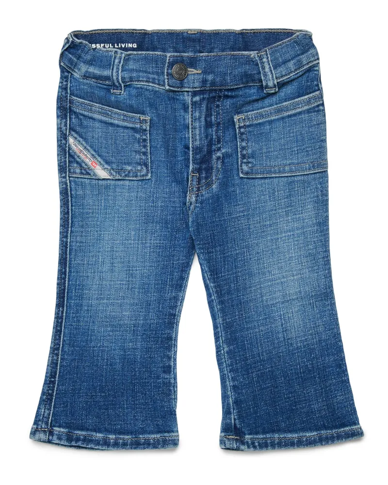 Diesel Bootcut-Jeans-D-Heiki Blau