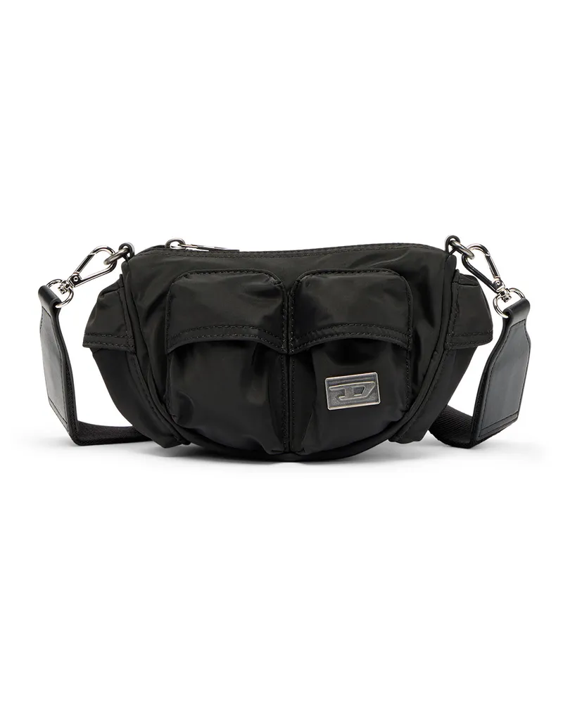 Diesel Multi-Pkts - Kleine Multipocket-Utility-Tasche - Schultertaschen - Unisex - Schwarz Schwarz