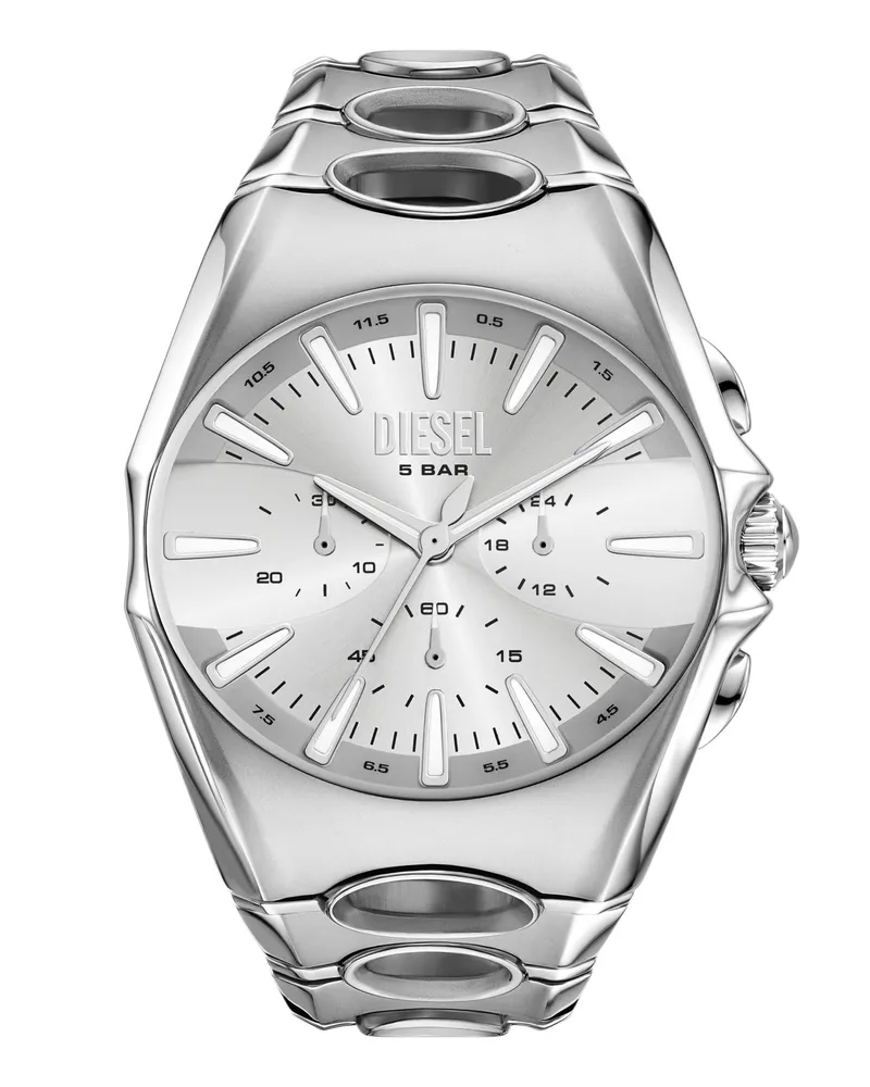 Diesel D-Curve Armbanduhr Edelstahluhr - Uhren - Herren - Silber Silber