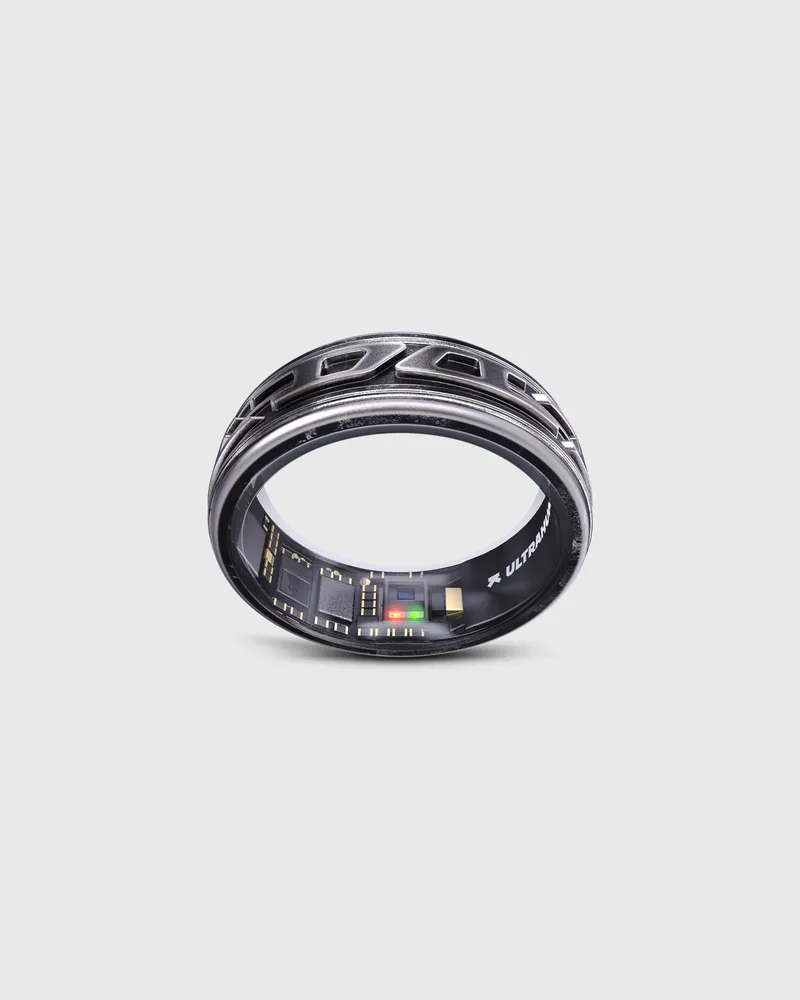 Diesel Smart-Ringe in abgenutztem Schwarz - Smart-Ringe - Unisex - Schwarz Schwarz