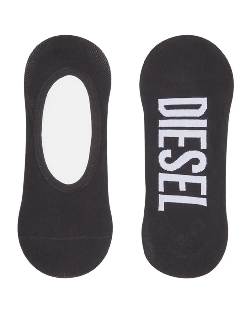 Diesel Unsichtbare Logosocken im Doppelpack - Socken - Herren - Schwarz Schwarz