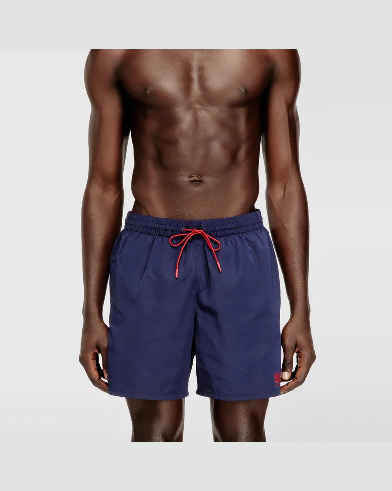 Diesel Badeshorts mit Reißverschlusstasche - Badeshorts - Herren - Blau Blau