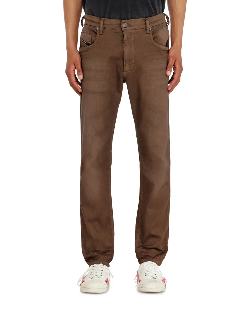 Diesel Regular Regular Waist 2032 D-Krooley-BW Joggjeans, Farbig, Elastischer Bund Braun