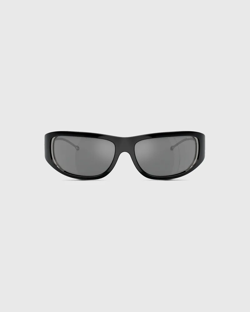 Diesel Wraparound-Stil Brille - Sonnenbrille - Unisex - Schwarz Schwarz