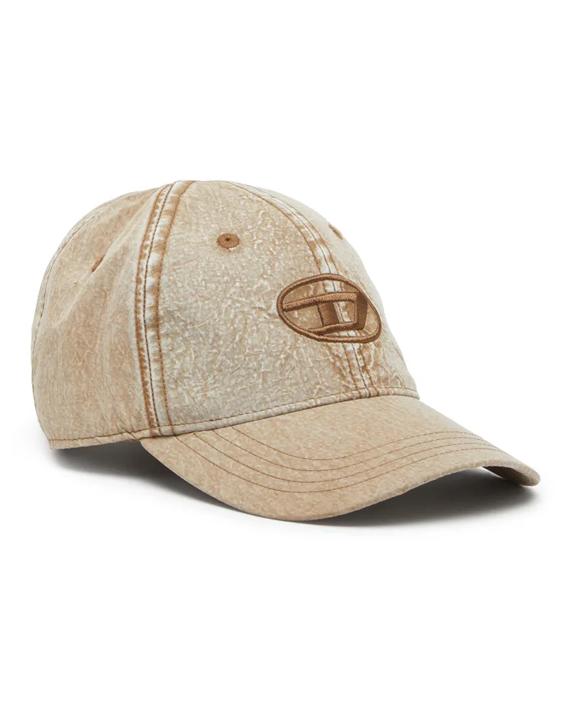Diesel Baseballkappe mit gesticktem Oval D - Hüte - Herren - Braun Braun