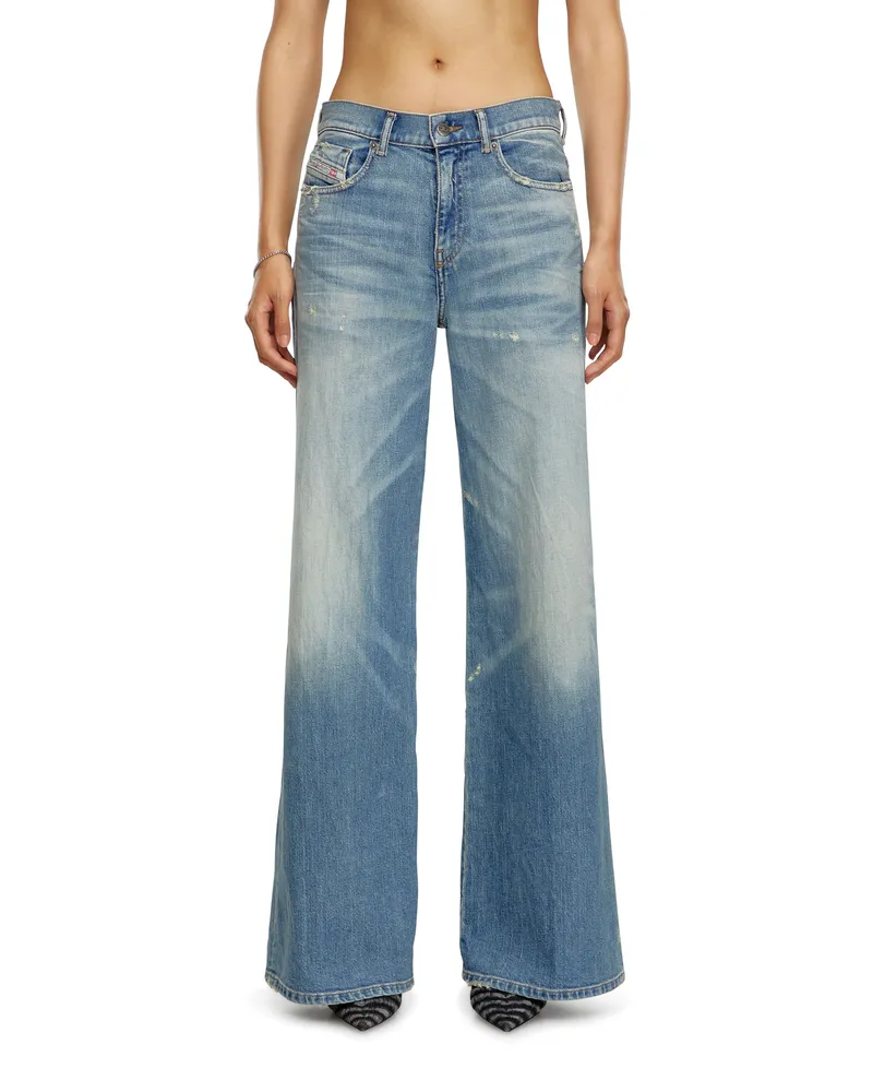 Diesel Flare Jeans - 1978 D-Akemi - Jeans - Damen - Blau Blau