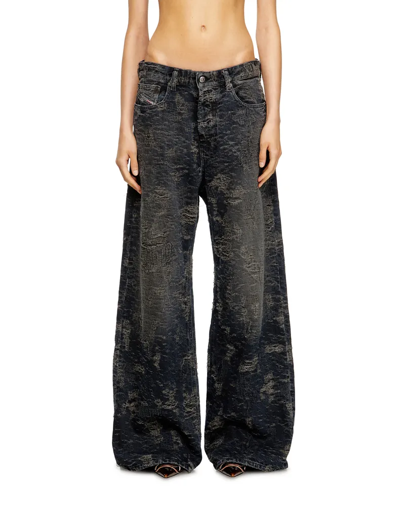 Diesel Relaxed Jeans - 1996 D-Sire - Jeans - Damen - Schwarz Schwarz