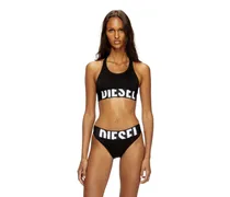 Sport-BH mit Cut-off-Logo - BHs - Damen - Schwarz