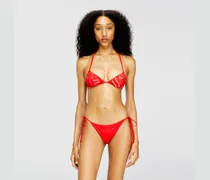 Bikinioberteil mit Grafikprint - BHs - Damen - Rot