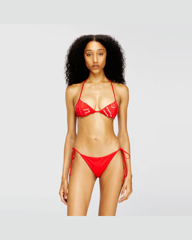 Diesel Bikinioberteil mit Grafikprint - BHs - Damen - Rot Rot