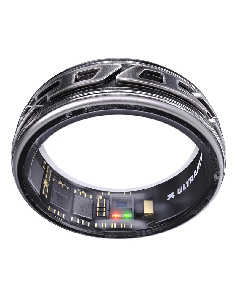 Diesel Smart-Ringe in abgenutztem Schwarz - Smart-Ringe - Unisex - Schwarz Schwarz