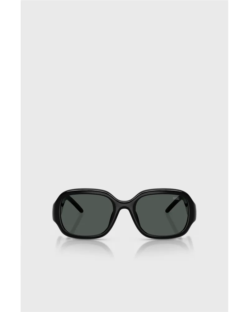 Diesel Pillow-Sonnenbrille - Sonnenbrille - Unisex - Schwarz Schwarz