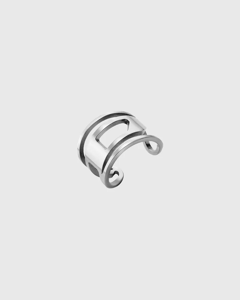 Diesel Edelstahlband Ring - Ringe - Unisex - Silber Silber
