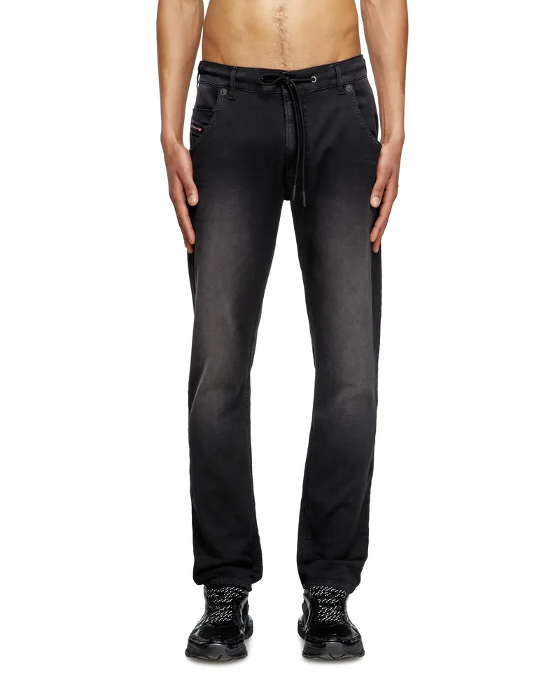 Diesel Regular 2032 D-Krooley Joggjeans - Jeans - Herren - Schwarz Schwarz