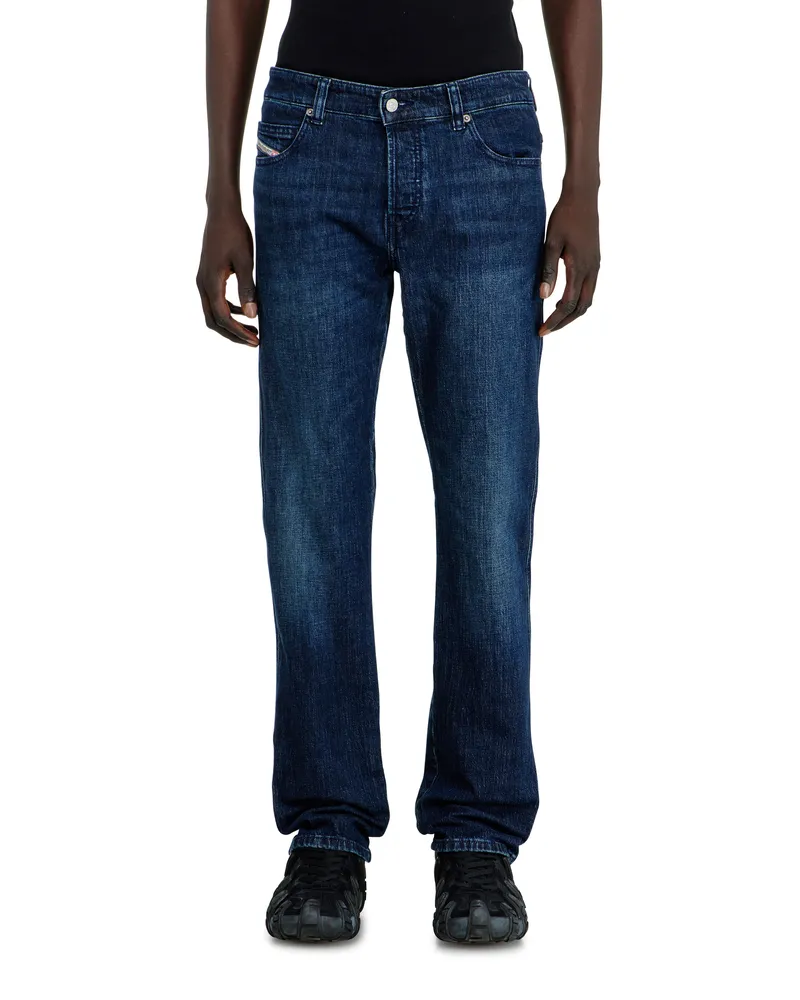 Diesel Slim Jeans Regular Waist 1993 D-Vyl, Dunkelblau, Knopfverschluss Blau