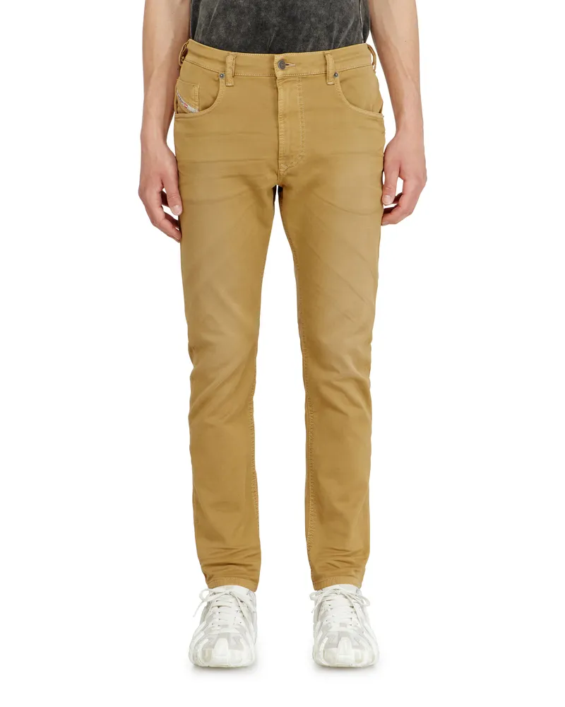 Diesel Regular Regular Waist 2032 D-Krooley-BW Joggjeans, Farbig, Elastischer Bund Beige