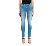 Skinny Jeans Regular Waist 2017 Slandy, Hellblau, Reißverschluss