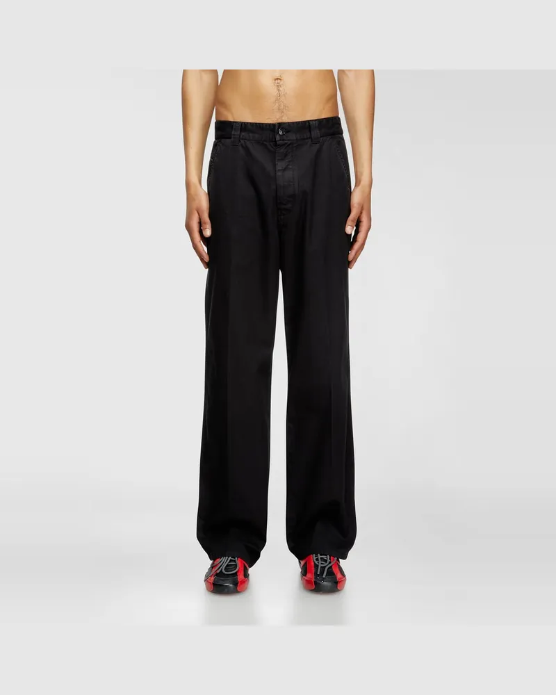 Diesel Chinohose - Hosen - Herren - Schwarz Schwarz