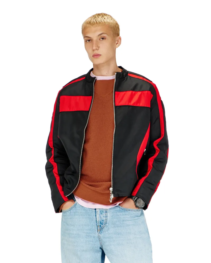 Diesel Bikerjacke im Colourblock-Design aus Canvas - Jacken - Herren - Bunt Bunt