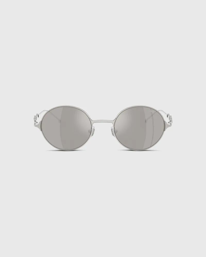 Diesel Runde Sonnenbrillen - Sonnenbrille - Unisex - Silber Silber