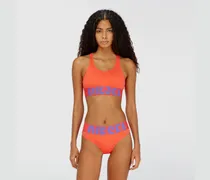 Sport-BH mit Cut-off-Logo - BHs - Damen - Orange
