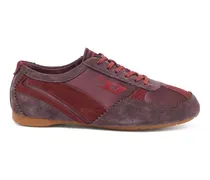 D-Mile - Flat-Sneakers mit Wildleder-Overlays - Sneakers - Damen - Rot