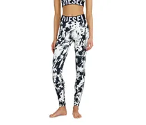 Leggings aus bedruckter Mikrofaser - Hosen - Damen - Bunt