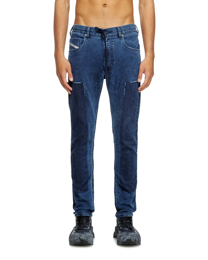 Diesel Regular 2032 D-Krooley Joggjeans - Jeans - Herren - Blau Blau