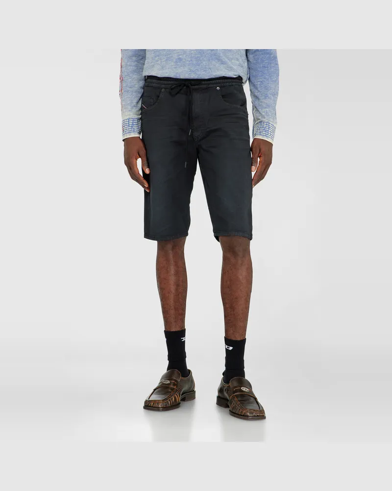 Diesel Chinoshorts aus JoggJeans - Denim Kurze Hose - Herren - Schwarz Schwarz