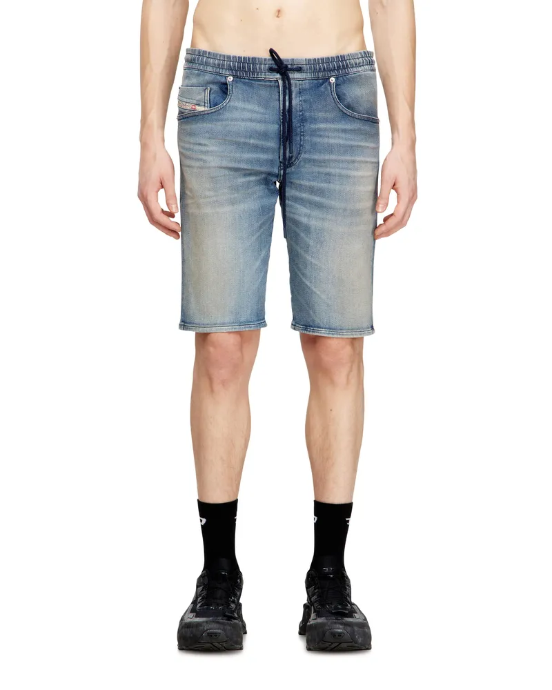 Diesel Slim-Fit-Shorts aus cleanen JoggJeans - Denim Kurze Hose - Herren - Blau Blau