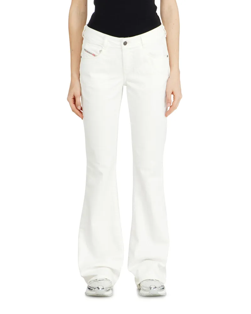 Diesel Bootcut Jeans Low Waist 1969 D-Ebbey - Jeans - Damen - Weiss Weiss