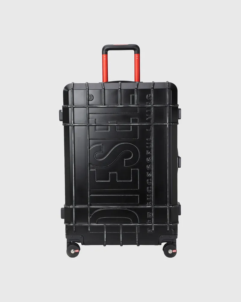 Diesel Robuster Koffer Größe L - Handgepäck Koffer - Unisex - Schwarz Schwarz