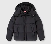 Gesteppte Daunenjacke aus ViralOff Taslan - Winterjacken - Herren - Grau