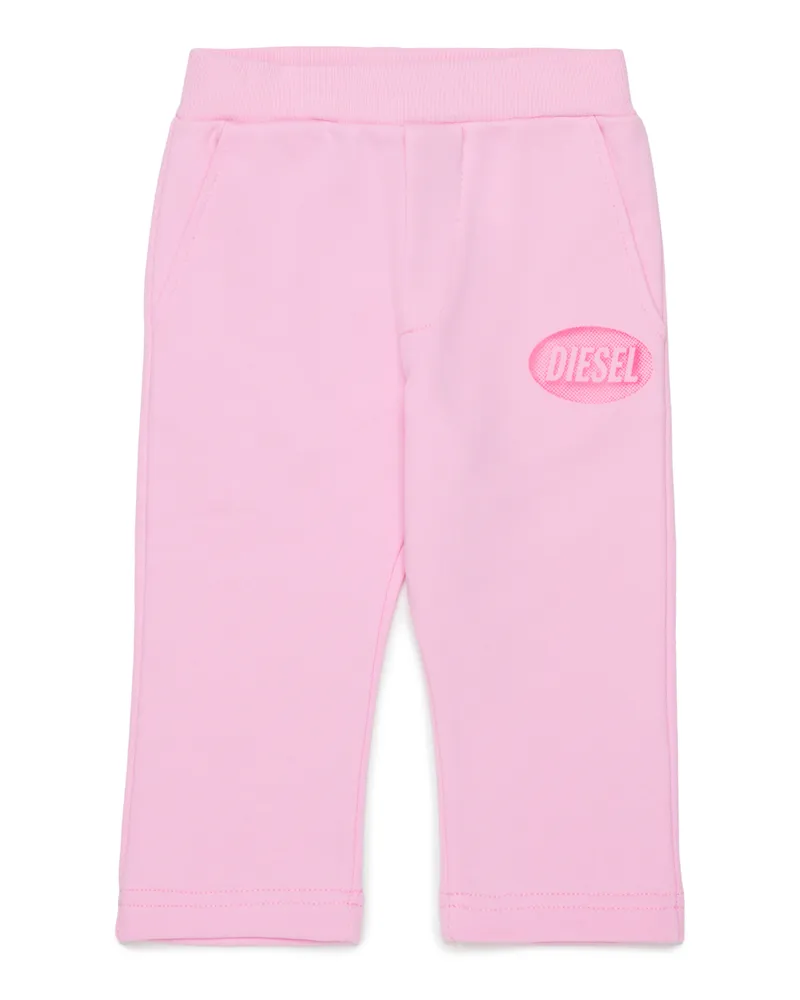 Diesel Sweatpants aus Baumwolle mit Logo-Print - Hosen - Unisex - Rosa Rosa