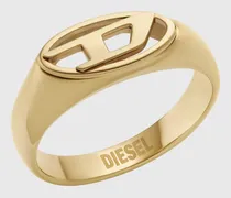 Siegelring aus goldfarbenem Edelstahl - Ringe - Unisex - Gold
