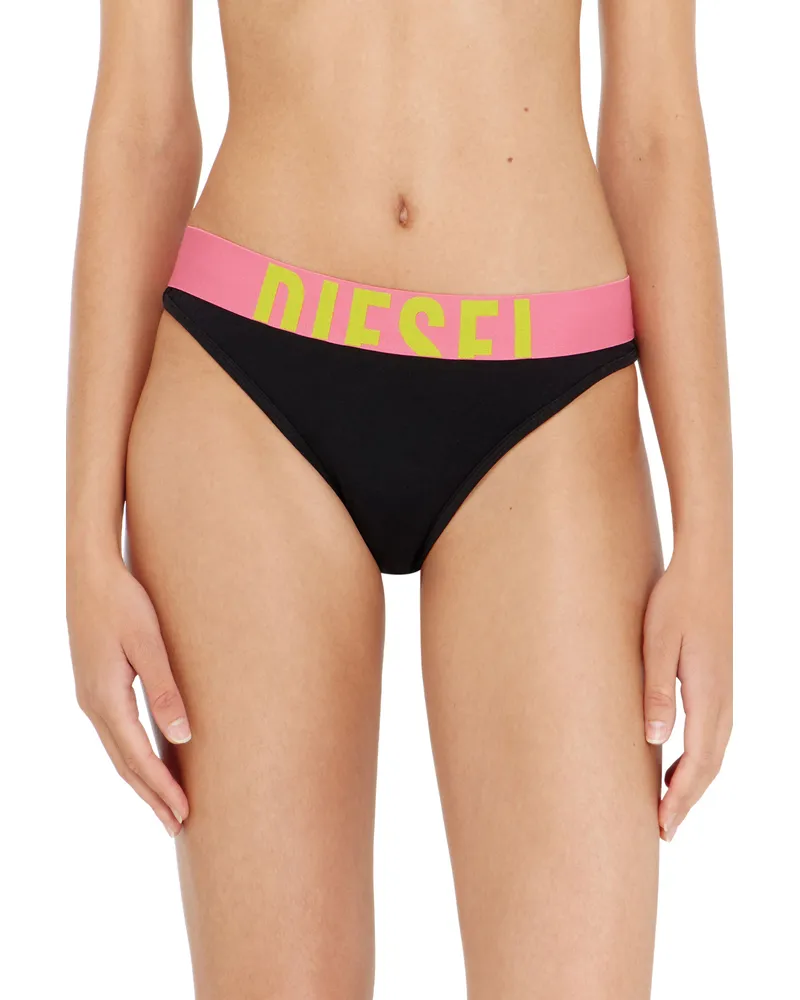 Diesel 3er-Pack Slips mit kontrastierendem Bund - Panties - Damen 
