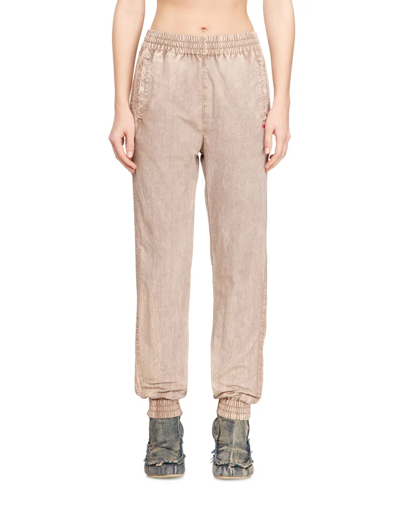 Diesel Trainingshosen aus behandeltem Taslan - Hosen - Damen - Beige Beige