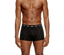 Retropants im Dreierpack mit stilisiertem Logo - Boxershorts - Herren - Schwarz