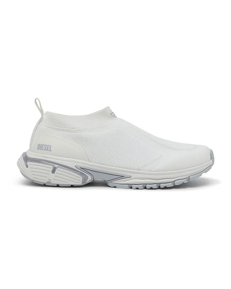 Diesel Pro-V-Dense-Slip-on-Strick-Sockenturnschuhe - Sneakers - Herren - Weiss Weiss