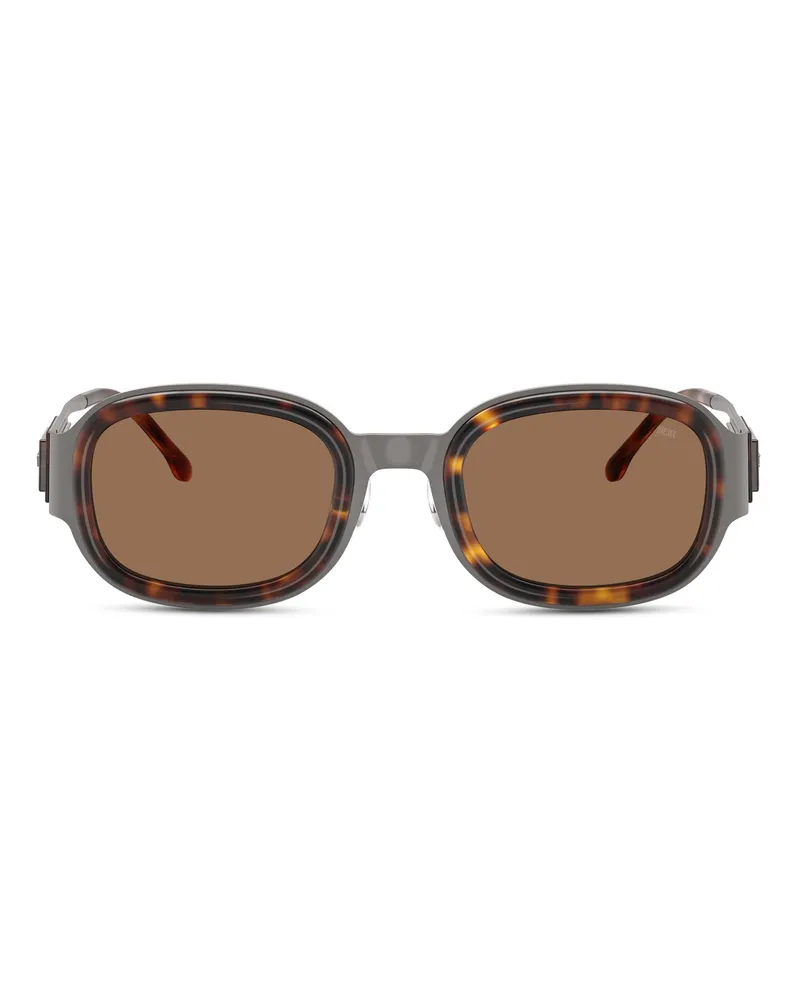 Diesel Quadratische Sonnenbrillen - Sonnenbrille - Unisex - Braun Braun