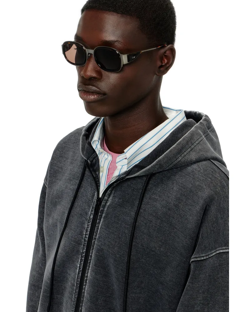 Diesel Quadratische Sonnenbrillen - Sonnenbrille - Unisex - Braun Braun