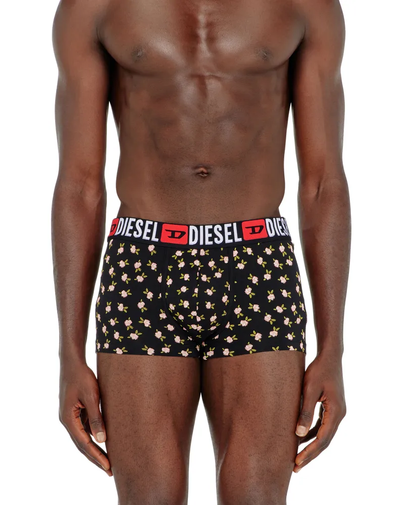 Diesel 3er-Pack Stretch-Baumwoll-Trunks mit Blumenmuster - Boxershorts - Herren 
