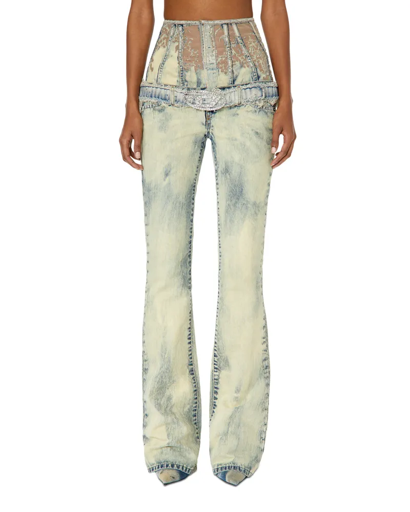 Diesel Bootcut and Flare Jeans - 1969 D-Ebbey - Jeans - Damen - Blau Blau