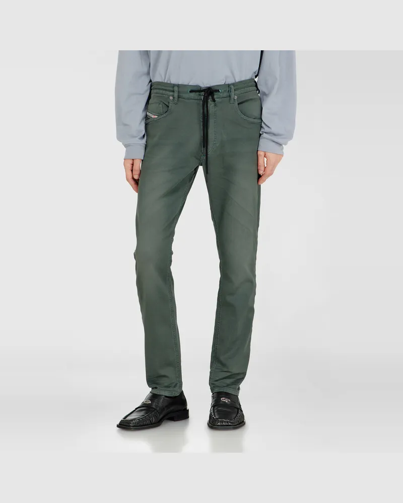 Diesel Regular Regular Waist 2032 D-Krooley Joggjeans, Farbig, Reißverschluss Grau