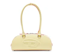 1DR Dome - Langgezogene Bowlingtasche aus Leder - Schultertaschen - Damen - Gelb