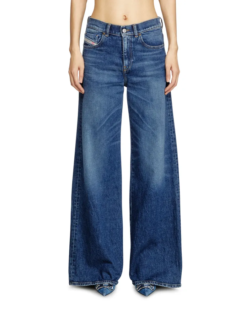 Diesel Flare Jeans - 1978 D-Akemi - Jeans - Damen - Blau Blau