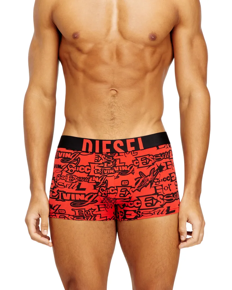 Diesel Dreierpack Baumwoll-Boxershorts mit auffälligen Logos - Boxershorts - Herren - Schwarz Schwarz